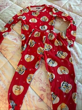 Bluey Print Two-Piece Pajama Set